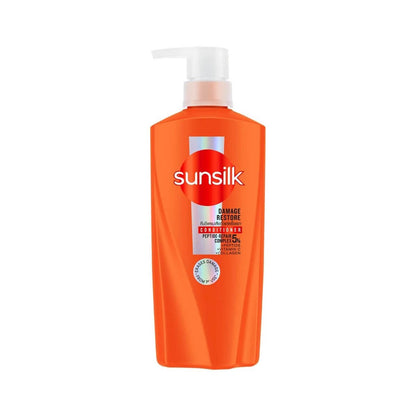 Sunsilk Damage Restore Serum Hair Conditioner 330ml orange pump bottle front view