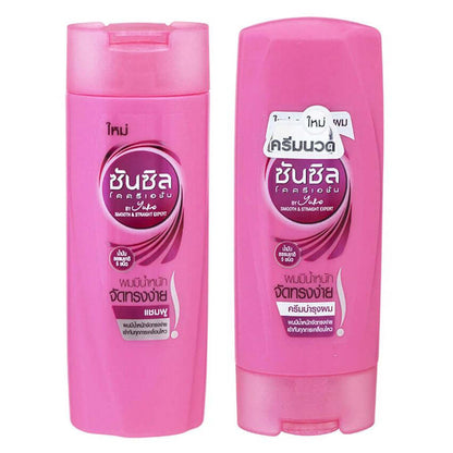 Sunsilk Smooth Manageable Shampoo Conditioner duo set for soft and smooth hair care.
