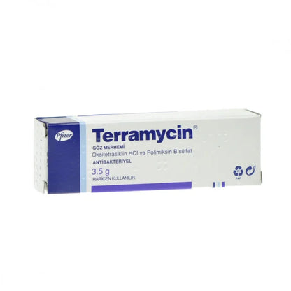 TERRAMYCIN 3.5 Gm Eye Care Ointment For Cat Cattle Dog Horse Infection Eye Drop