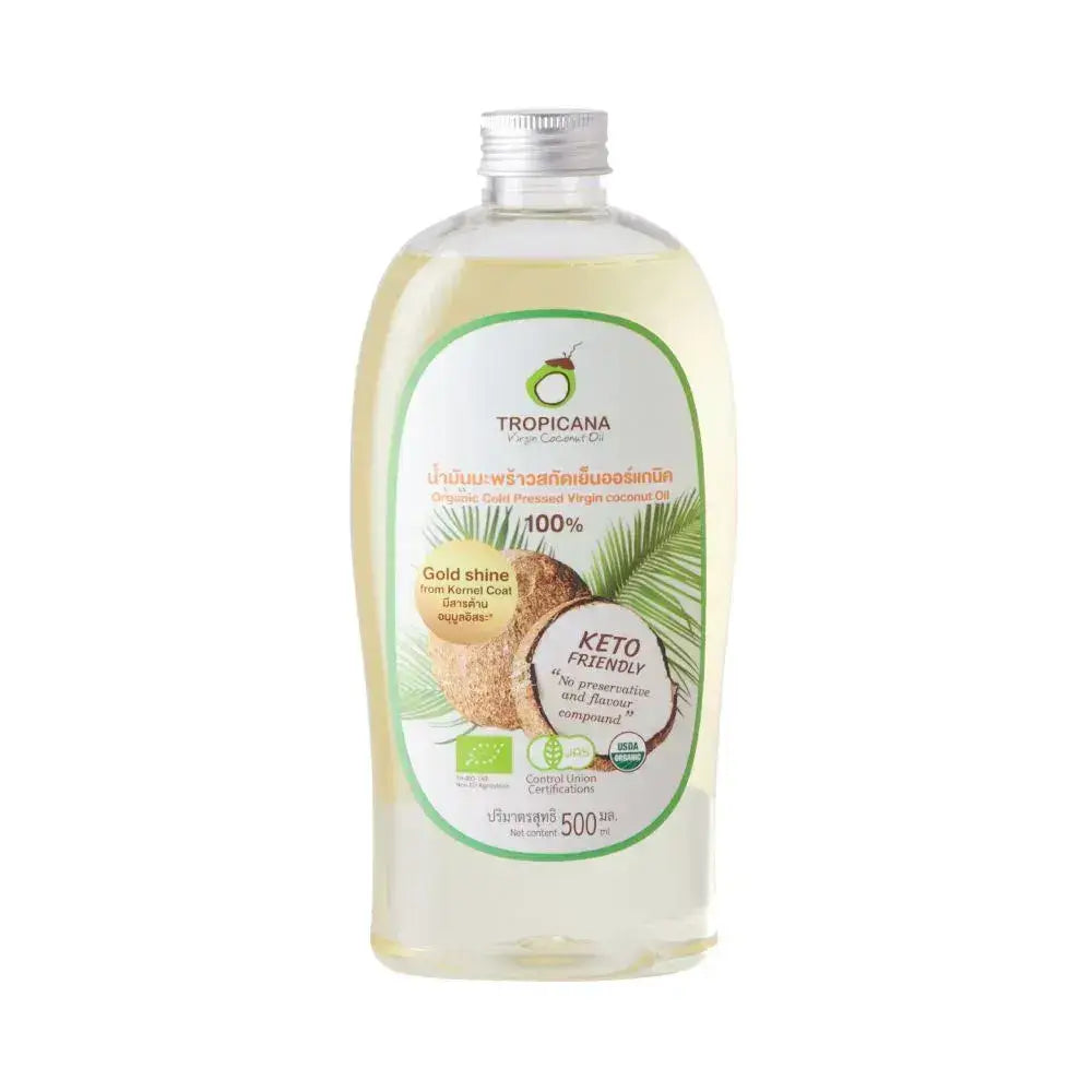 Tropicana Virgin Coconut Oil Cold Pressed Hair and Skin Care Bottle 500ml