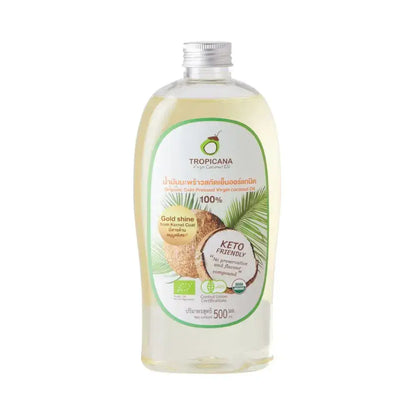 Tropicana Virgin Coconut Oil Cold Pressed Hair and Skin Care Bottle 500ml
