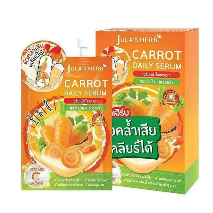 Jula's Herb Carrot Serum Vitamin C Facial Serum Sachet Pack