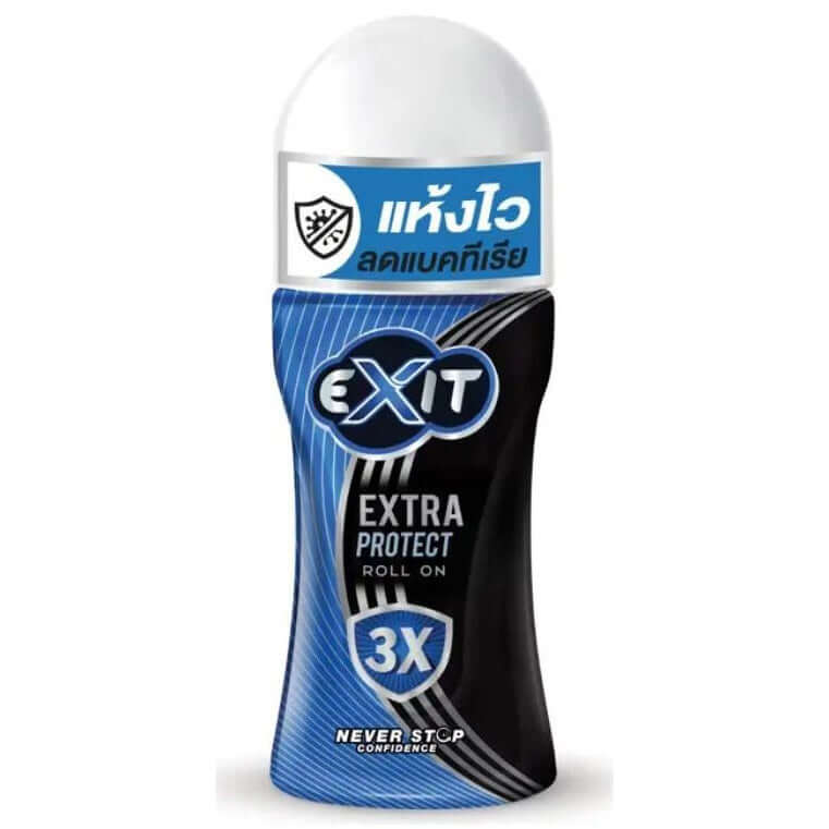 EXIT Extra Protect Roll On 45ml deodorant front bottle view