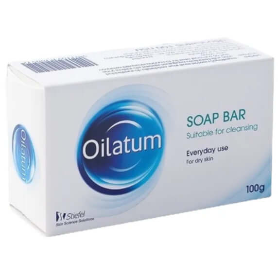 OILATUM SOAP BAR DRY SKIN product packaging front view 100g gentle cleansing soap bar