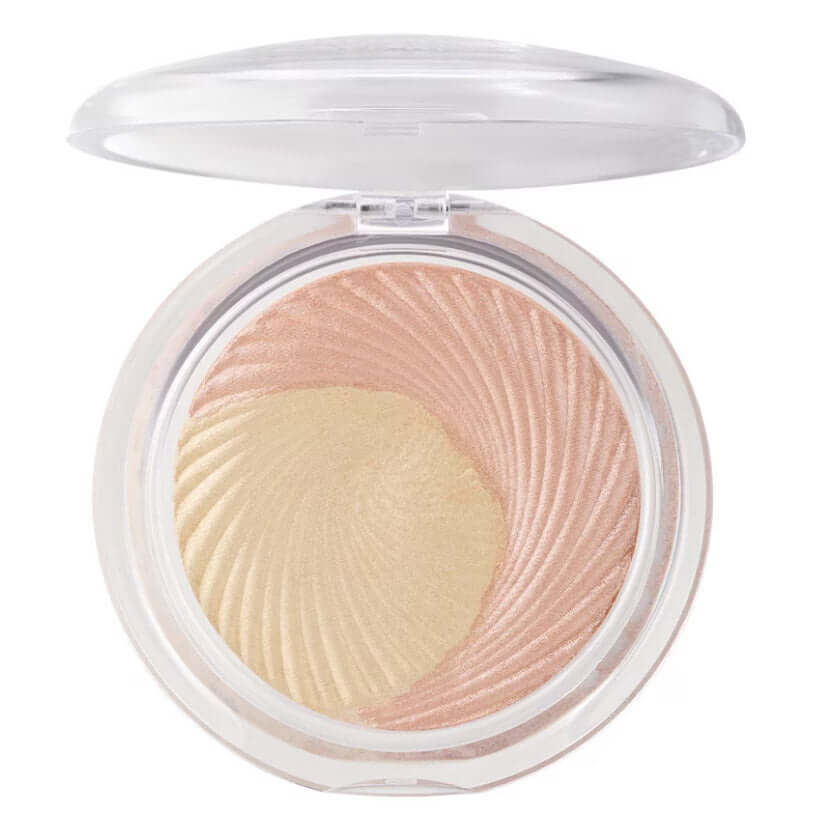 Odbo Vivid Baked Highlighter No.03 Golden Wink Open Compact View