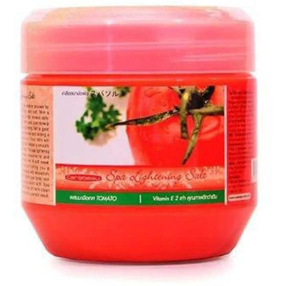 Carebeau Tomato Salt Scrub 700g jar front packaging