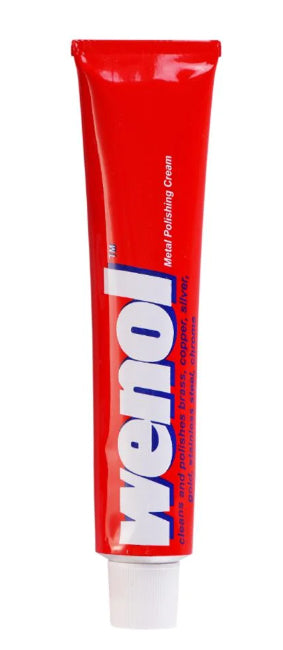 100g Wenol Metal Polishing Cream Cleans and Polishes Brass Copper Chrome
