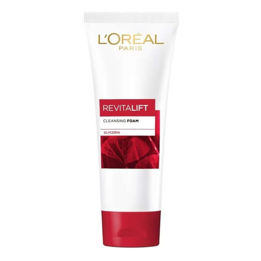 Revitalift Milky Cleansing Foam L'Oreal Paris Anti Aging Face Wash 100ml Front View