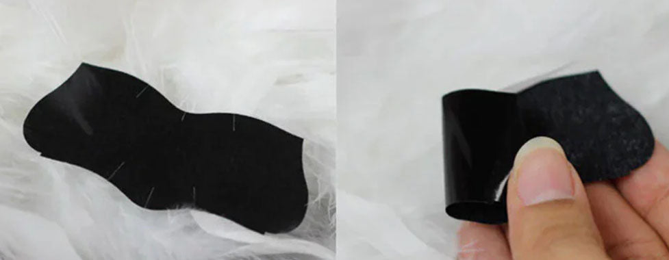 Biore Pore Pack charcoal nose strips used strip showing removed impurities
