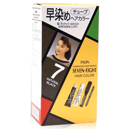 PAON Seven Eight Hair Color 7 Natural Black box front view