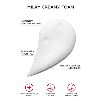 Revitalift Milky Cleansing Foam L'Oreal Paris Milky Foam Texture Illustration