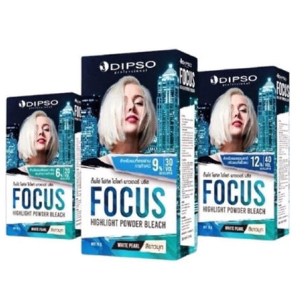 DIPSO Focus Bleach Powder multiple boxes and kit set display