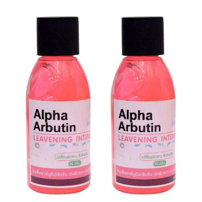 Alpha Arbutin Leavening Serum Hani Po By Venut 30ml Twin Pack Pink Bottle