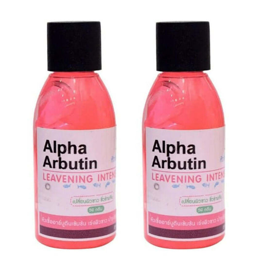 Alpha Arbutin Leavening Serum Hani Po By Venut 30ml Twin Pack Pink Bottle