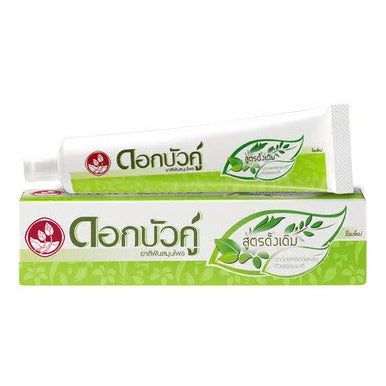 Twin Lotus Dok Bua Ku Herbal Toothpaste – Original Thai herbal formula, 150g tube, natural whitening and gum care