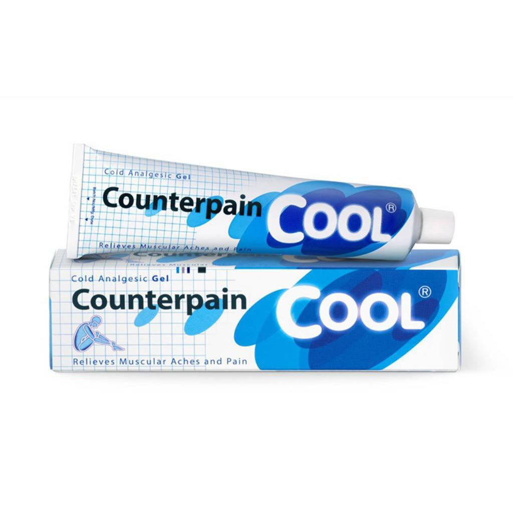 Counterpain Cool Gel 120g cold analgesic gel for fast relief of muscular aches sprains and joint pain with a cooling sensation