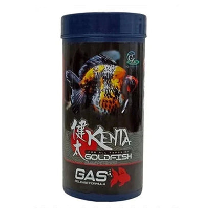 Kenta Goldfish Food Gas Release Formula 150g container front view