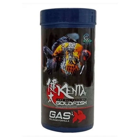 Kenta Goldfish Food Gas Release Formula 150g container front view