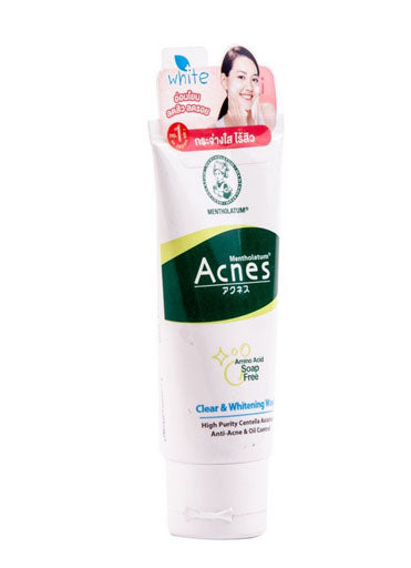 Mentholatum Acnes Face Wash tube front packaging acne care cleanser