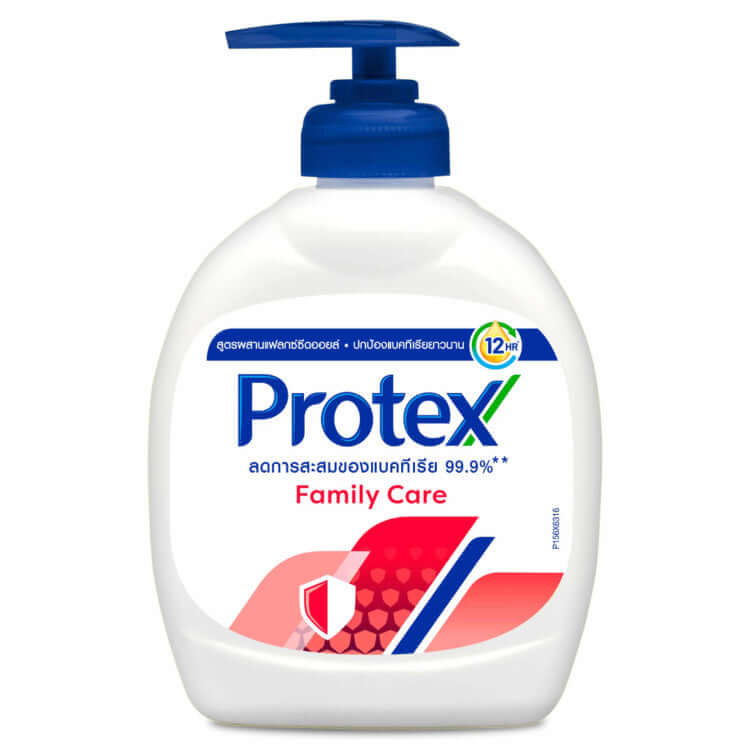 Protex Family Hand Soap liquid pump bottle front view antibacterial hand wash 250ml