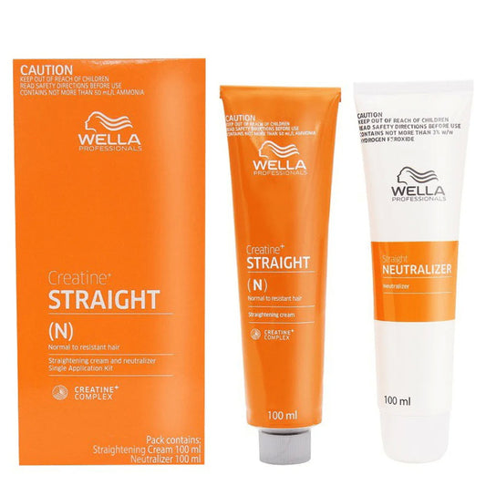 Wella Wellastrate Permanent Hair Straightening Cream Kit Intense Normal to Resistant Hair 100ml