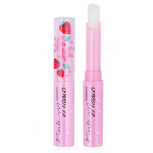 MISTINE Pink Magic Lip Balm Strawberry Vitamin E 1.7g single tube product