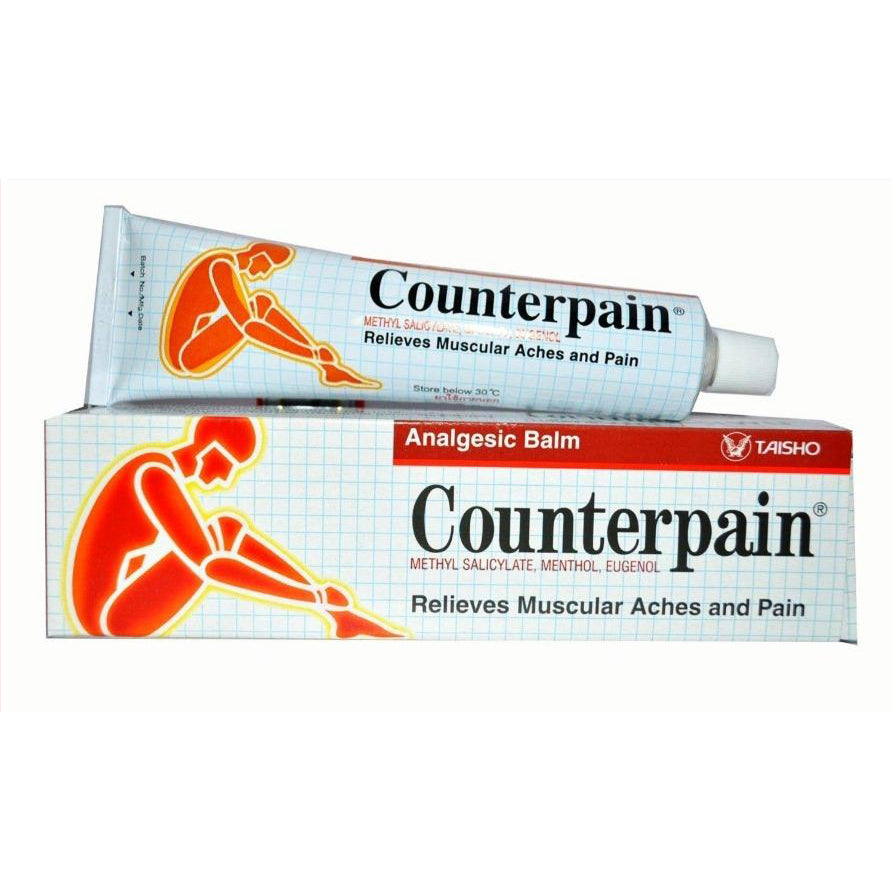 Counterpain analgesic balm 120g tube for muscular pain and tension relief