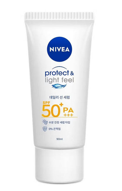 NIVEA Sensitive Sun Serum SPF50 PA+++ Protect Light Feel sunscreen serum tube