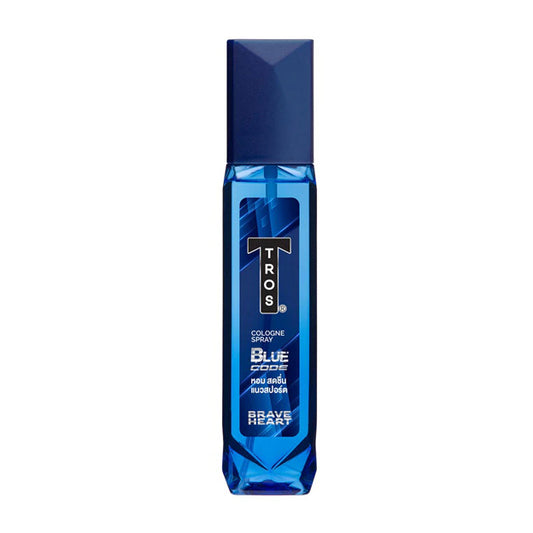  Tros Blue Code Brave Heart Cologne for Men 100ml Anti Bacterial Spray