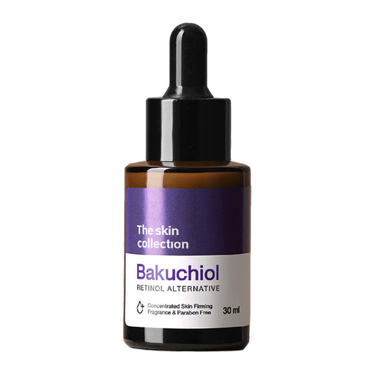 Bakuchiol Retinol Alternative Serum by The Skin Collection 30ml glass dropper bottle