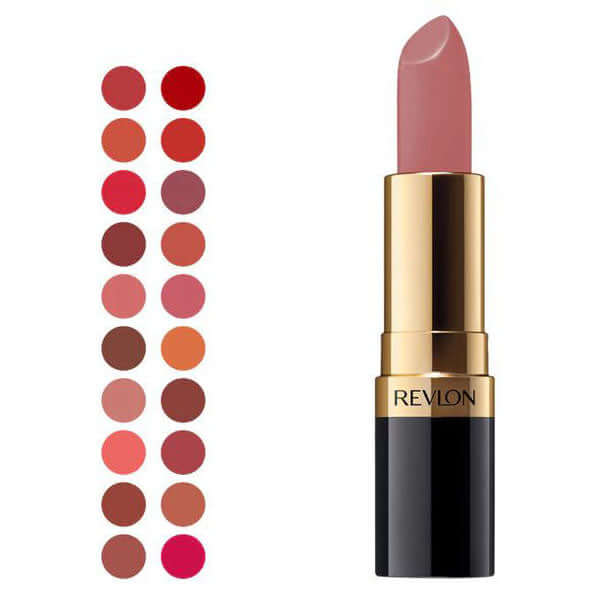Revlon Super Lustrous Lipstick color shades chart multiple creme tones display