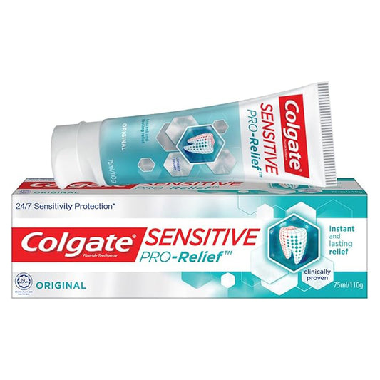 Colgate Sensitive Pro-Relief Original Toothpaste 110g twin pack for rapid and lasting sensitivity relief