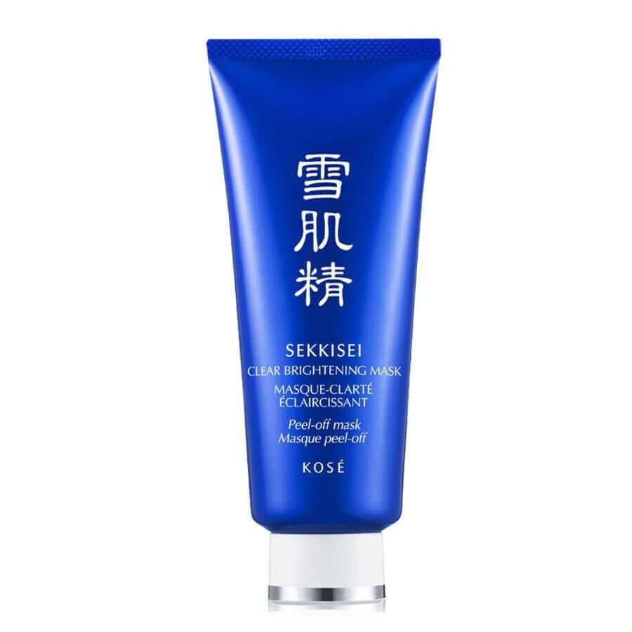 KOSE Sekkisei Peel Off Mask blue tube front view facial care 76ml