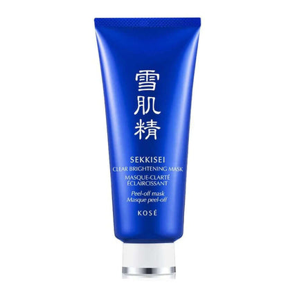 KOSE Sekkisei Peel Off Mask blue tube front view facial care 76ml