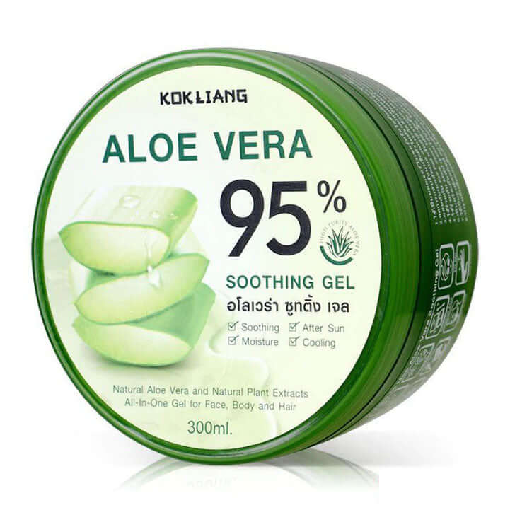 Kokliang Aloe Vera Gel 95% soothing gel front label 300g