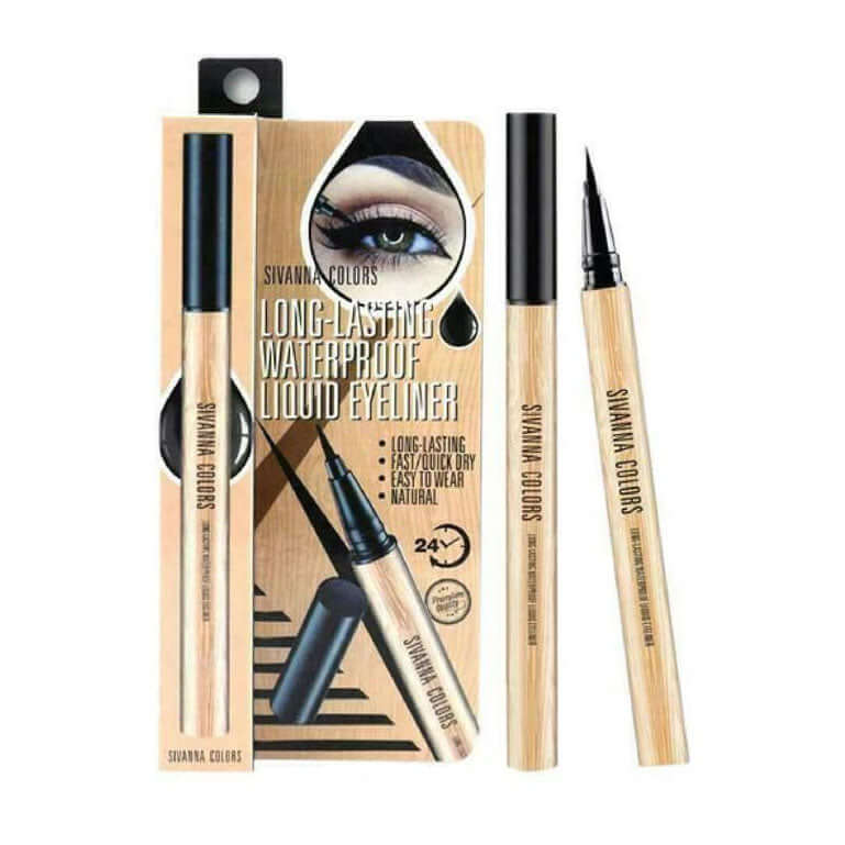 Sivanna Colors Eyeliner long lasting waterproof liquid eyeliner HF775 packaging and pen