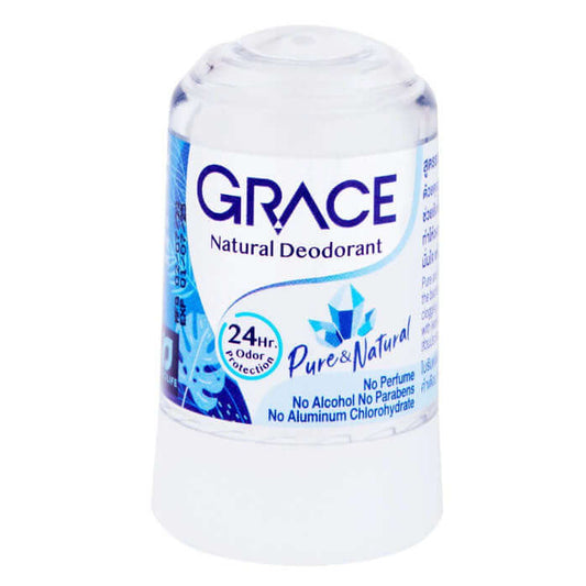 Grace Crystal Deodorant front packaging natural deodorant stick 70g