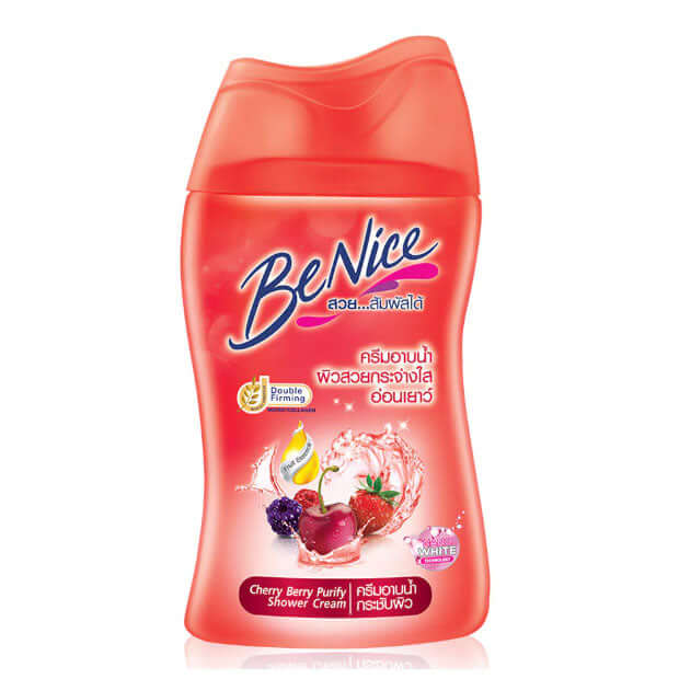 BeNice Cherry Berry Shower Cream refill pouch body wash packaging