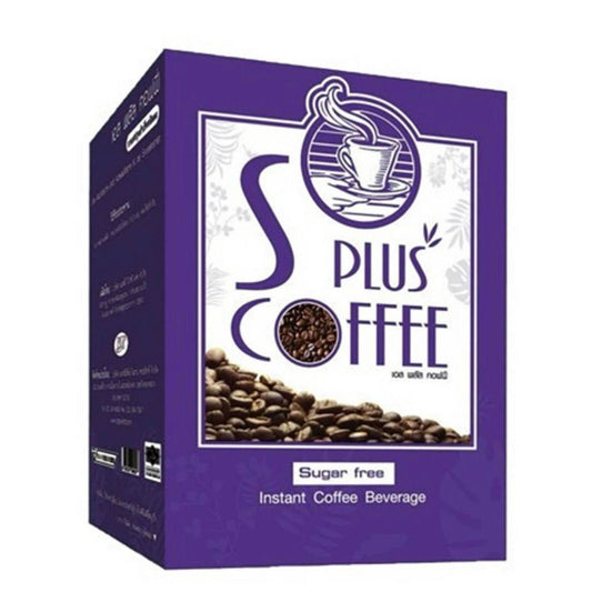 Bota-P S Plus Coffee instant powder box front view on white background