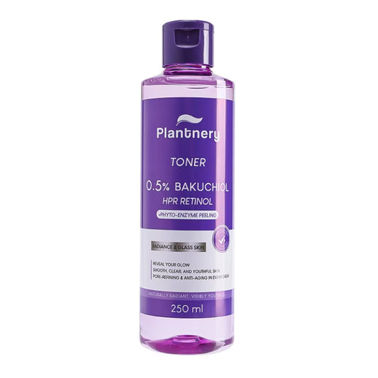 Plantnery Retinol Facial Toner with 0.5 Percent Bakuchiol and HPR Retinol 250ml