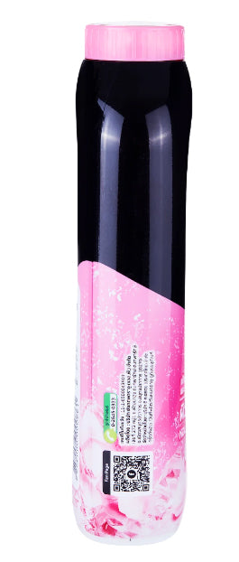 Snake brand cooling powder Rose Water 250g side angle highlighting smooth packaging design