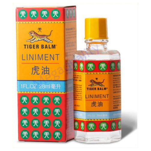 Tiger Balm Liniment Oil 28ml – Herbal Massage Oil for Pain Relief, Muscle Aches and Arthritis