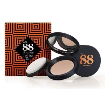 Ver.88 Bounce Up Pact powder foundation compact with puff and product packaging