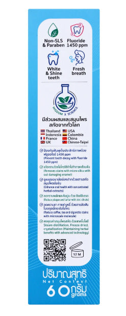 Dentamate Herbal Toothpaste packaging box front angle view