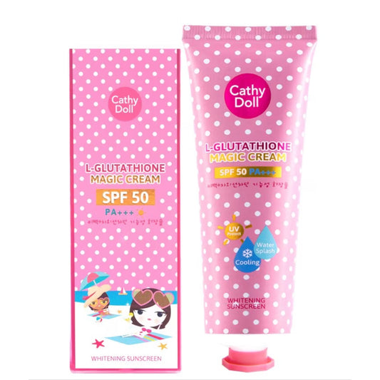 Cathy Doll L-Glutathione Sunscreen whitening magic cream SPF50 PA+++ front packaging