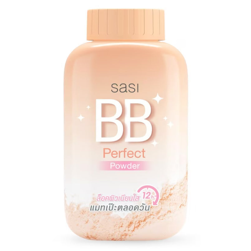 Sasi BB Perfect Powder loose face powder matte finish packaging front view