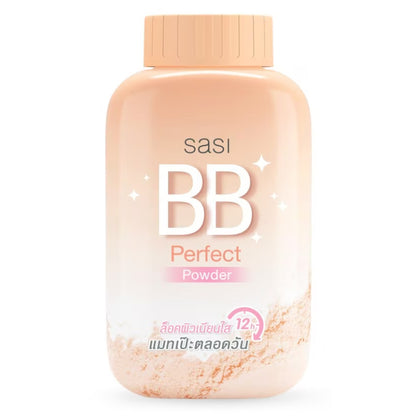 Sasi BB Perfect Powder loose face powder matte finish packaging front view