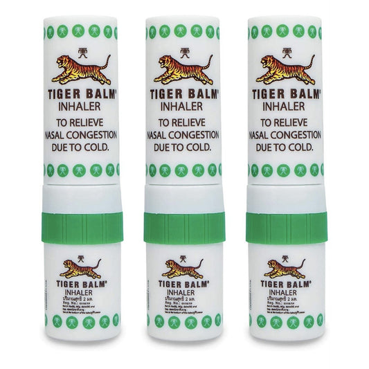 Tiger Balm Menthol Inhaler for Nasal Congestion and Dizziness Relief
