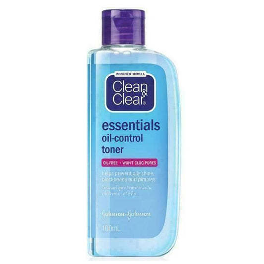 Clean Clear Oil Control Toner 100ml oil free pore care bottle front view