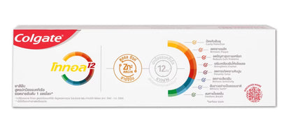 Colgate Total Deep Clean toothpaste box side view showing deep clean gel formula
